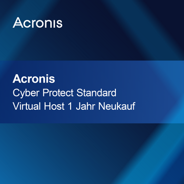 Acronis Cyber Protect Standard Sanal Sunucu