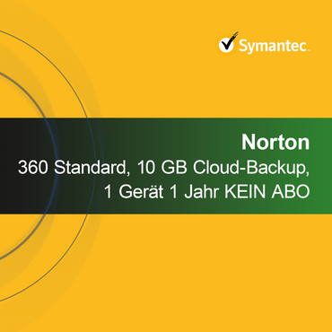 Norton 360 Standard, 10 GB Bulut Yedekleme, 1 Cihaz 1 Yıl ABONELİK YOK