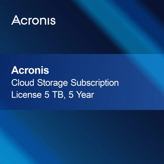 Acronis Bulut Depolama Abonelik Lisansı 5 TB, 5 Yıl