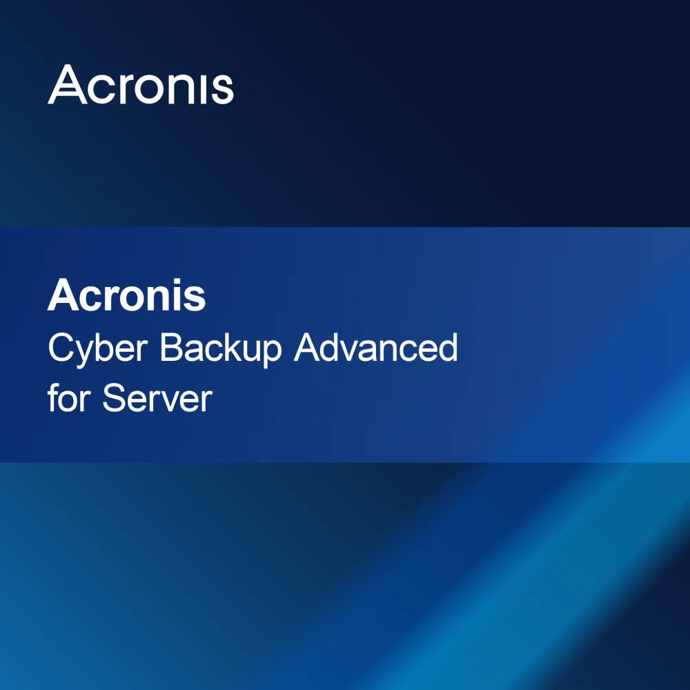 Acronis Cyber Backup Gelişmiş Sanal Sunucu