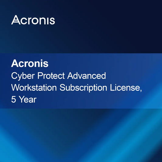 Acronis Cyber Protect Advanced İş İstasyonu Abonelik Lisansı, 5 Yıl