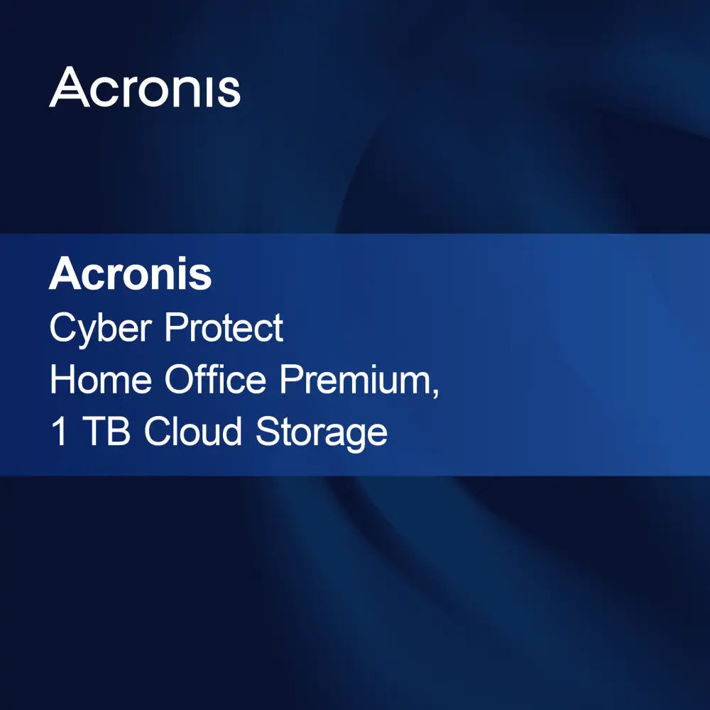 Acronis Cyber Protect Home Office Premium, 1 TB Bulut Depolama