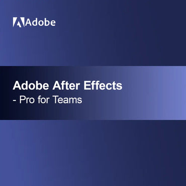 Adobe After Effects - Takımlar için Pro