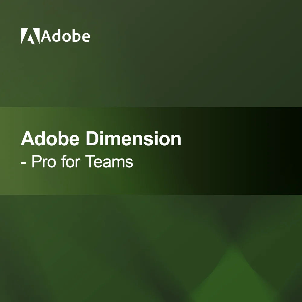 Adobe Dimension - Takımlar için Pro