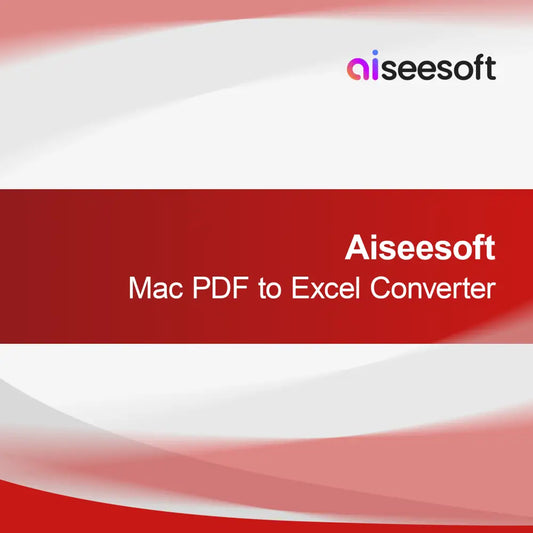 Aiseesoft Mac PDF'den Excel'e Dönüştürücü