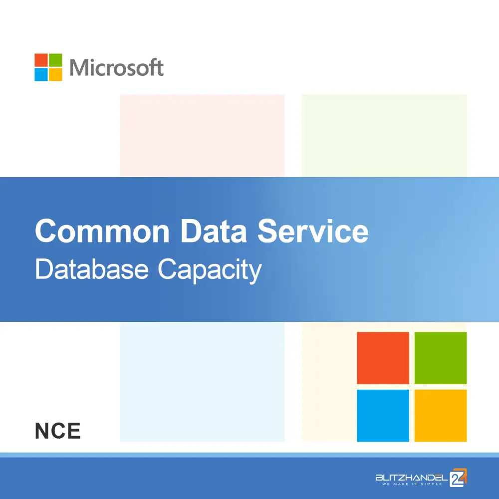 Common Data Service Veritabanı Kapasitesi (NCE)