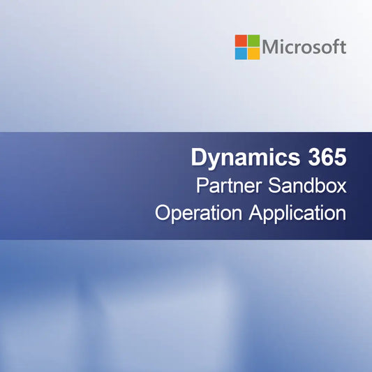 Dynamics 365 İş Ortağı Sandbox Operasyon Uygulaması