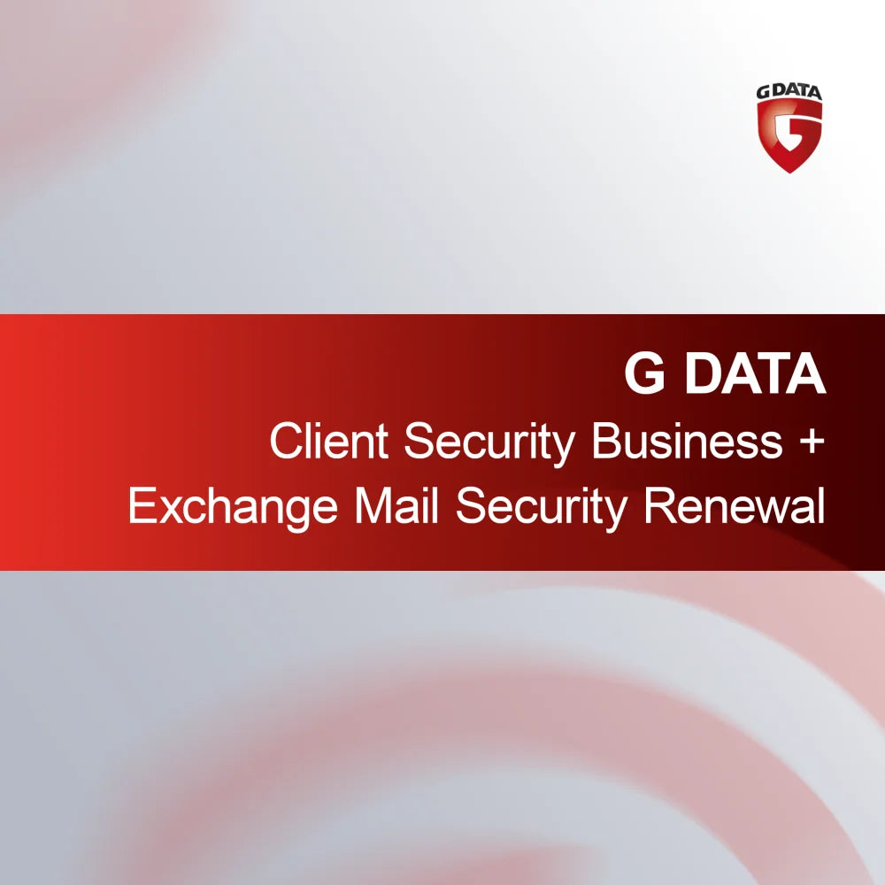 G DATA Client Security Business + Exchange Mail Security Yenileme