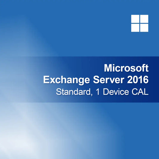 Microsoft Exchange Server 2016 Standard, 1 Cihaz CAL