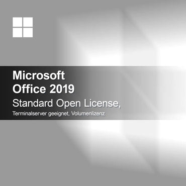 Microsoft Office 2019 Standard Open Lisans, Terminalserver uyumlu, Toplu lisans