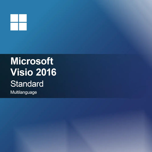 Microsoft Visio 2016 Standard Çok Dilli