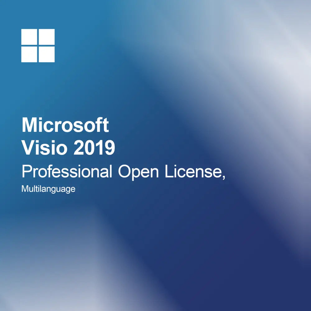Microsoft Visio 2019 Professional Açık Lisans, Çok Dilli