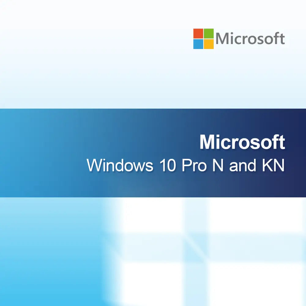 Microsoft Windows 10 Pro N ve KN