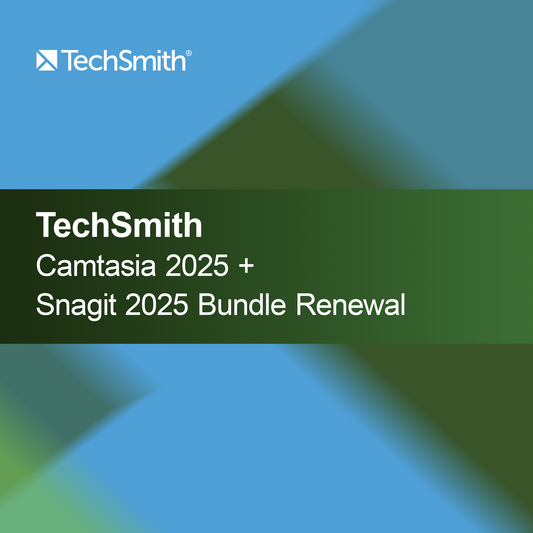 TechSmith Camtasia 2025 + Snagit 2025 Paketi