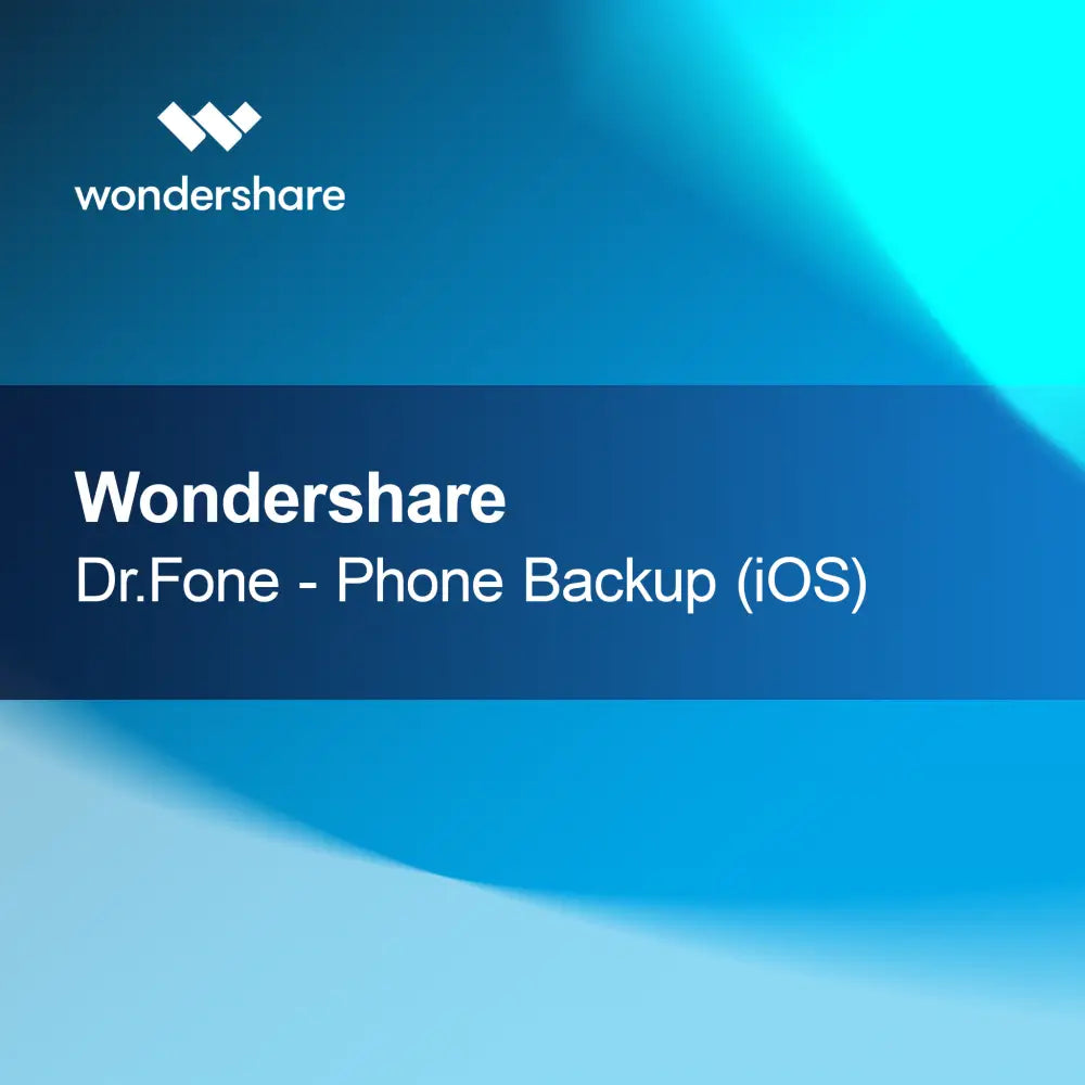 Wondershare Dr.Fone - Telefon Yedekleme (iOS)