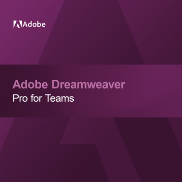 Adobe Dreamweaver - Takımlar için Pro