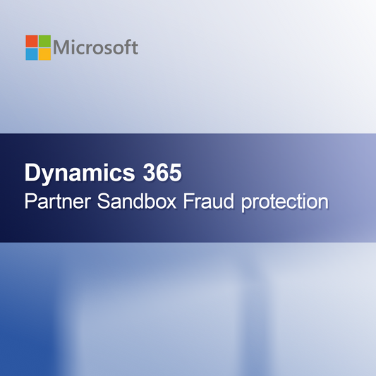 Dynamics 365 Partner Sandbox Dolandırıcılık Koruması