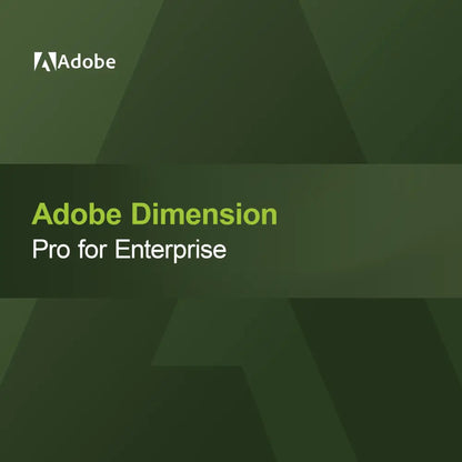Adobe Dimension - Kurumsal için Pro