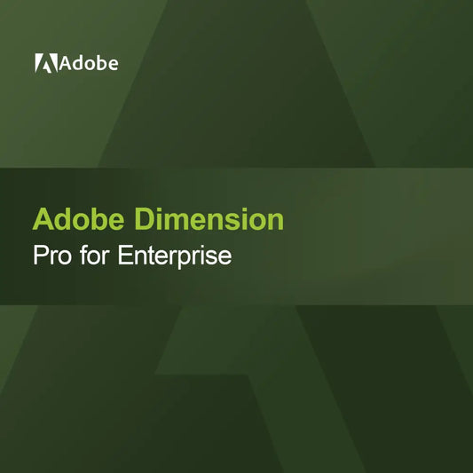 Adobe Dimension - Kurumsal için Pro