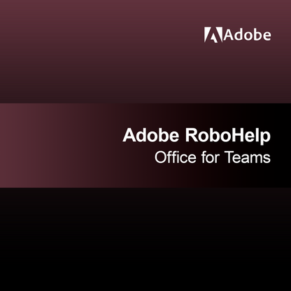 Adobe RoboHelp Office Takımlar için