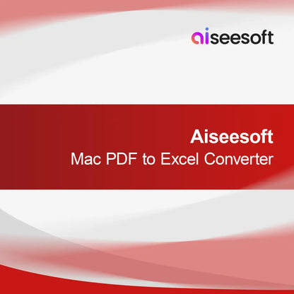 Aiseesoft Mac PDF'den Excel'e Dönüştürücü