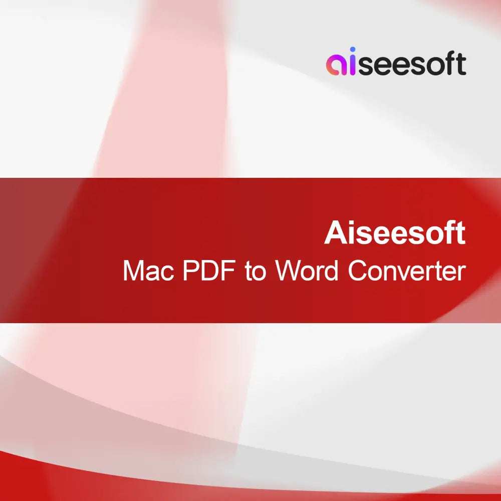 Aiseesoft Mac PDF'den Word'e Dönüştürücü