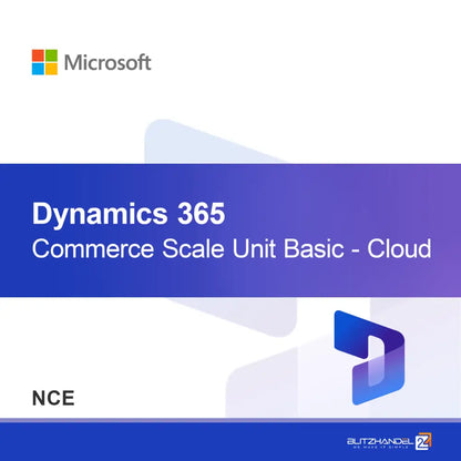 Dynamics 365 Commerce Ölçek Birimi Temel - Bulut (NCE)