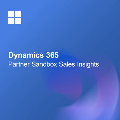 Dynamics 365 Partner Sandbox Satış İçgörüleri