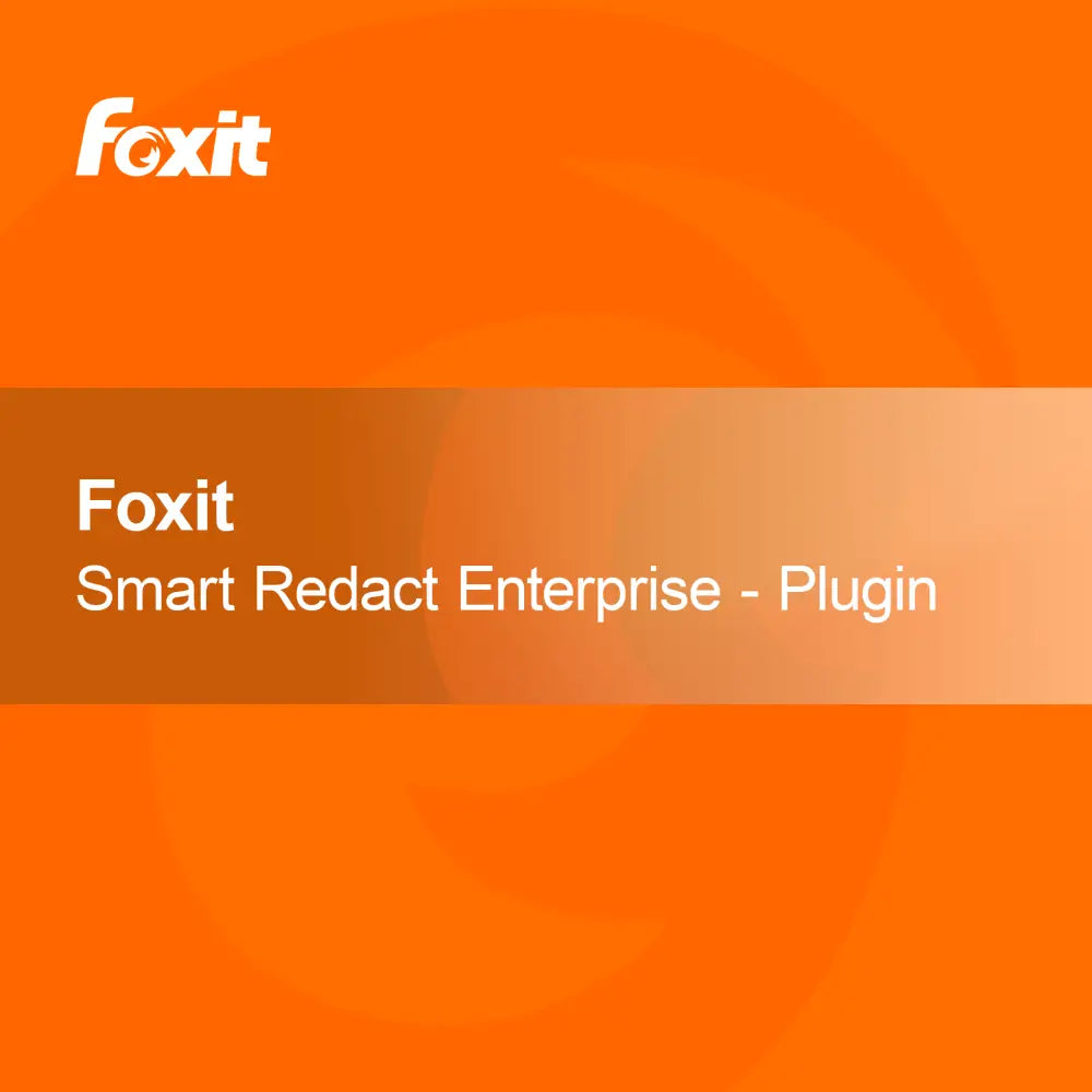 Foxit Smart Redact Enterprise - Eklenti