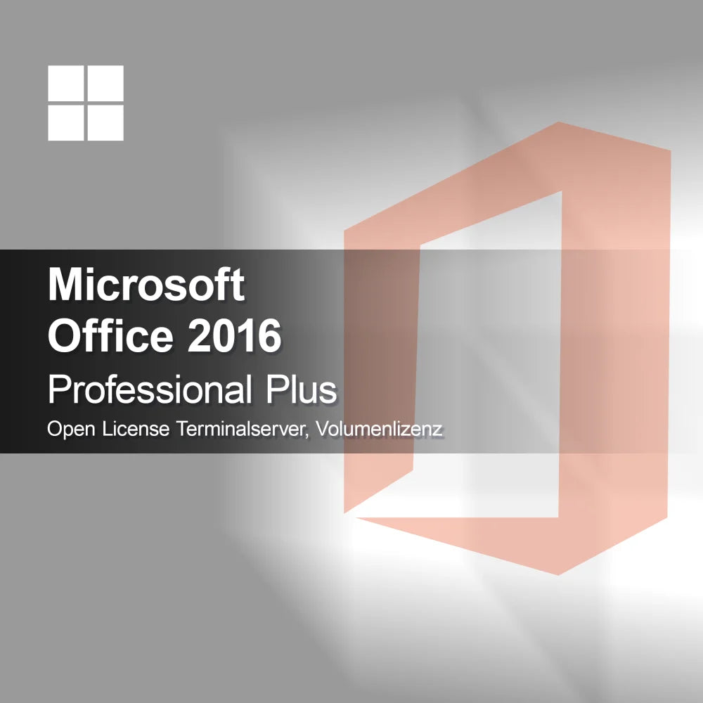 Microsoft Office 2016 Professional Plus Açık Lisans Terminal Sunucu, Toplu Lisans
