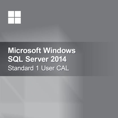 Microsoft SQL Server 2014 Standard 1 Kullanıcı CAL