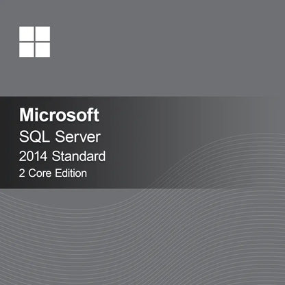 Microsoft SQL Server 2014 Standard - 2 Çekirdek Sürümü