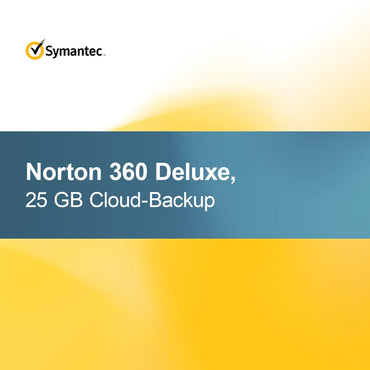 Norton 360 Deluxe, 25 GB Bulut Yedekleme