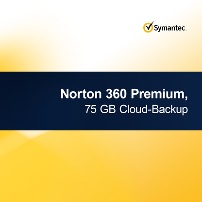 Norton 360 Premium, 75 GB Bulut Yedekleme