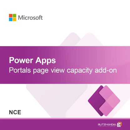 Power Apps Portals sayfa görüntüleme kapasitesi eklentisi (NCE)