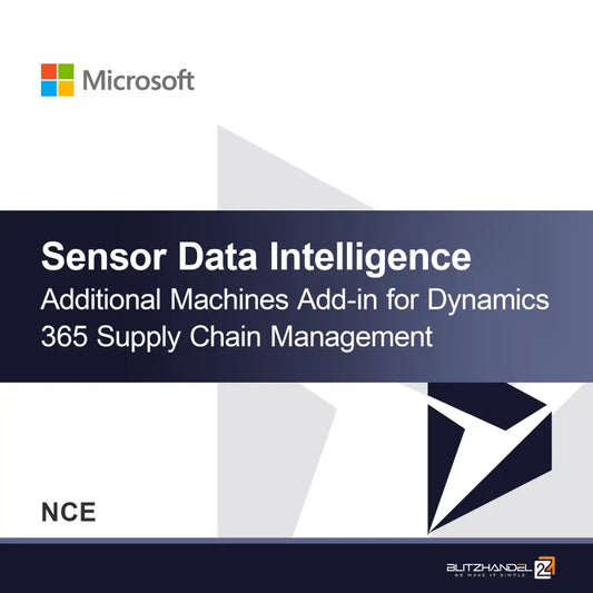 Dynamics 365 Tedarik Zinciri Yönetimi (NCE) için Sensör Veri Zekası Ek Makine Eklentisi