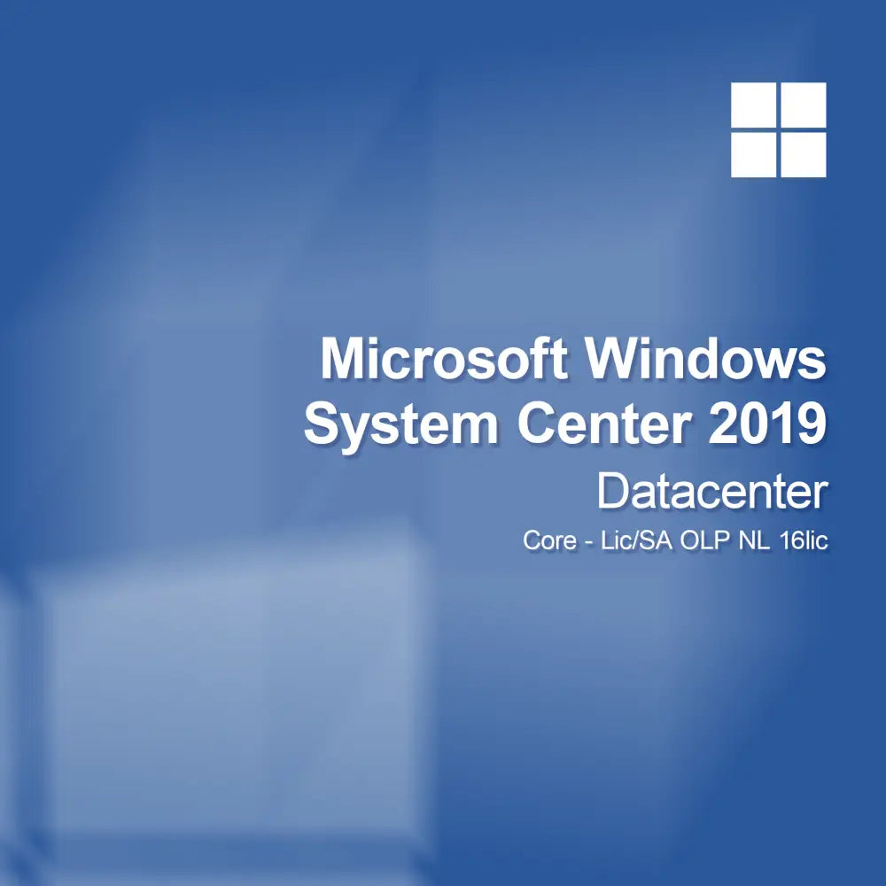 System Center 2019 Datacenter Core - Lisans/SA OLP NL 16 lisans