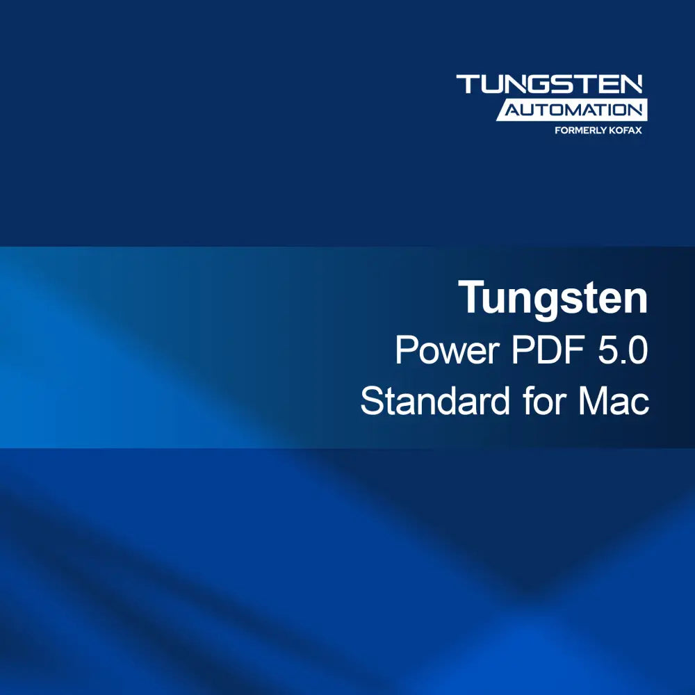 Tungsten Power PDF 5.0 Mac için Standart