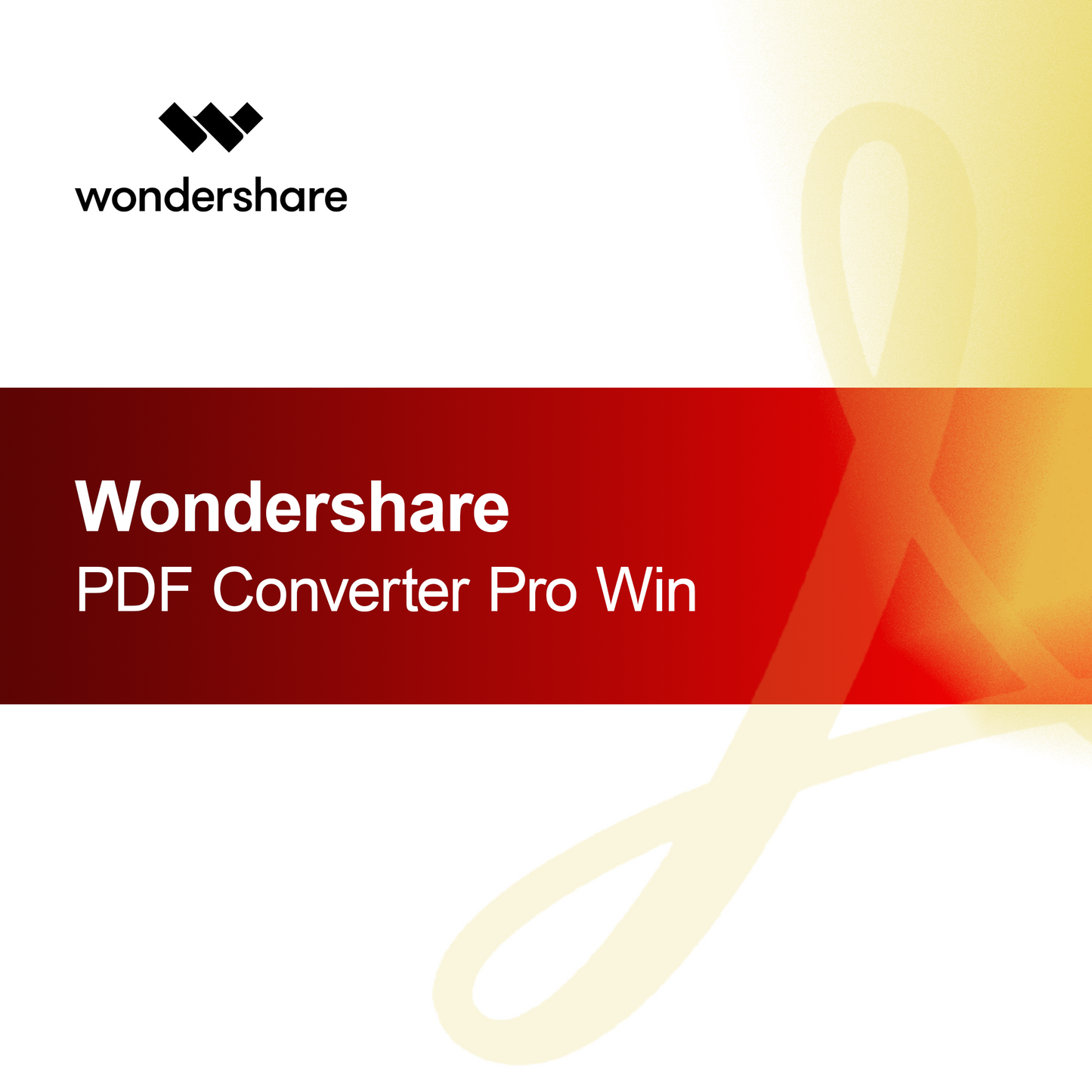 Wondershare PDF Dönüştürücü Pro Win